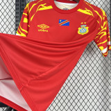 2025/26 Congo DR Red Third Fans Soccer Jersey 民主刚果