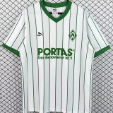1987/1988 Werder Bremen Home Green White Retro Jersey