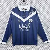 1996/1997 FC Girondins de Bordeaux Home Retro Soccer Long Sleeve Jersey
