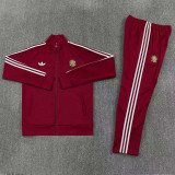 2026/27 Spain Brown Red Jacket Tracksuit