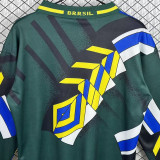 1994 Brazil Green GK Retro Long Sleeve Soccer Jersey