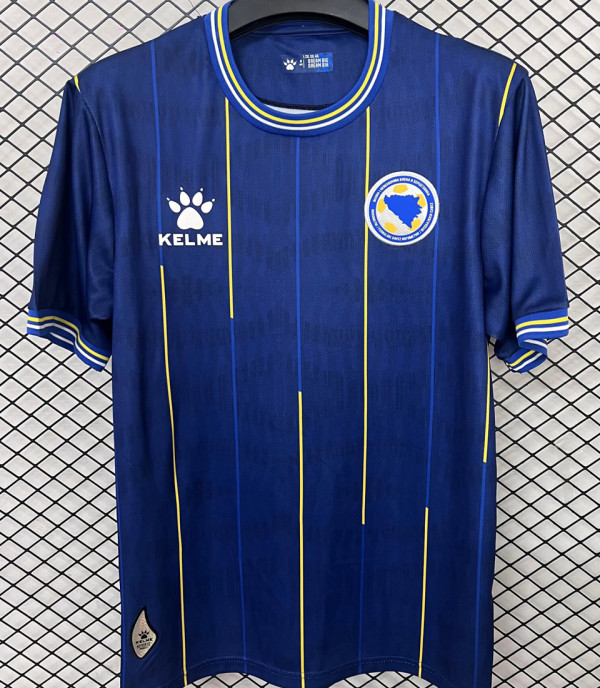 2026/27 Bosnia-Herzegovina Home Blue Fans Soccer Jersey 波黑