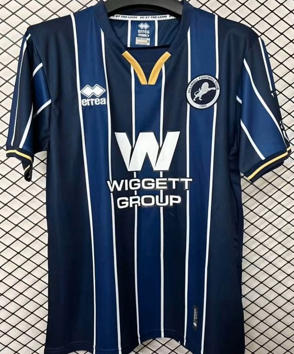 2026/27 Millwall Home Fans Soccer Jersey 米尔沃尔