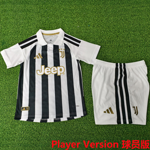 2026/27 JUV Home Player Version Kids Soccer Jersey 球员版童装
