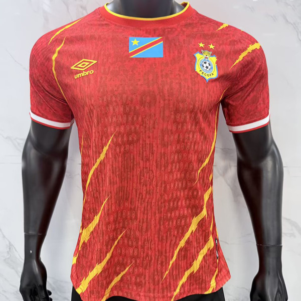 2026/27 Congo DR Third Red Player Version Soccer Jersey  民主刚果