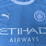 2026/27 Man City Home Player Version Kids Soccer Jersey 球员版童装