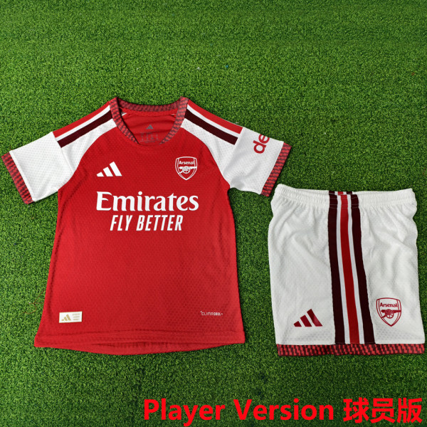 2026/27 ARS Home Red Player Version Kids Soccer Jersey 球员版童装