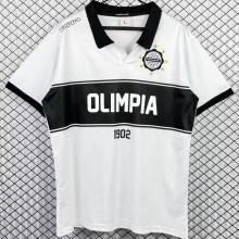 2012 Club Olimpia Home White Retro Soccer Jersey
