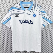 1991/1994 Napoli Away White Retro Soccer Jersey