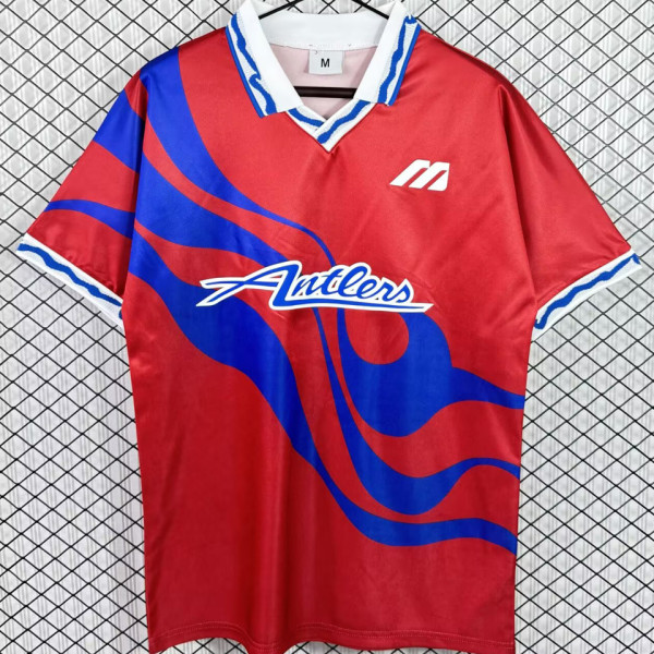 1994 Kashima Antlers Home Red Retro Soccer Jersey