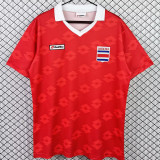 1990 Costa Rica Home Red Retro Soccer Jersey