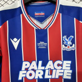 2025/26 Crystal Palace Home Europa Conference Final Fans Soccer Jersey 决赛版带胸前小字