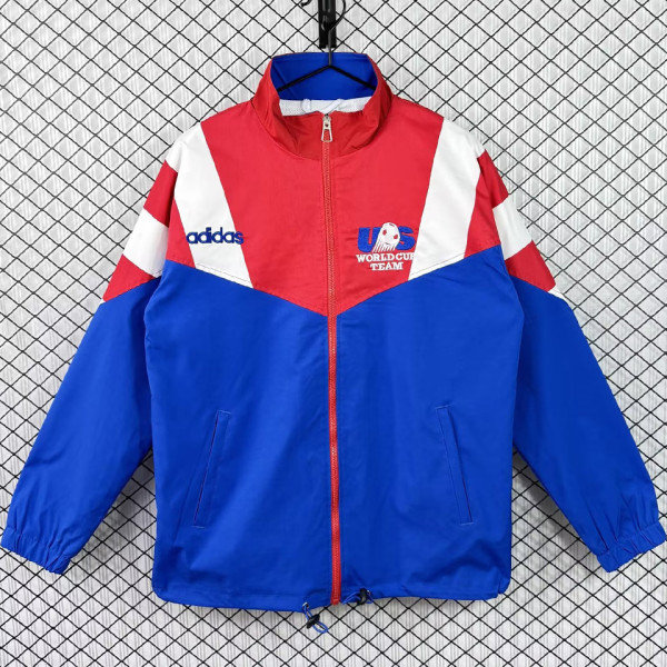 1994 U.S Red Blue Retro Windbreaker