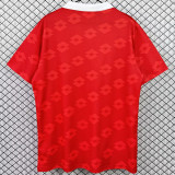 1990 Costa Rica Home Red Retro Soccer Jersey