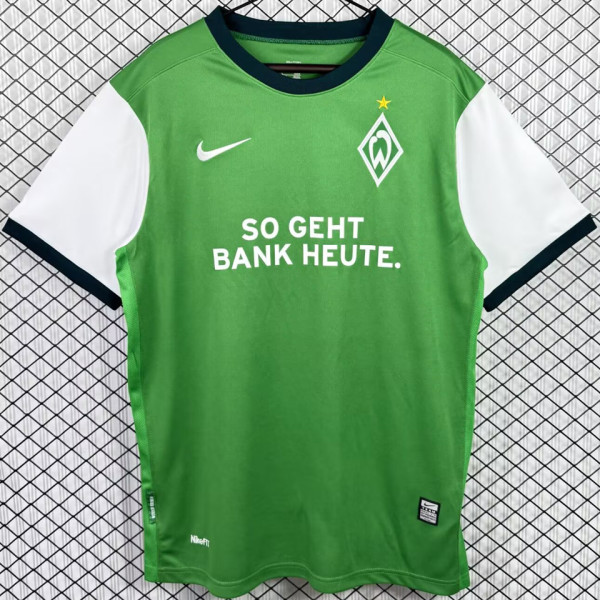 2009/2010 Werder Bremen Home Green White Retro Jersey