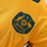 2026/27 Australia Home Yellow Player Version Soccer Jersey