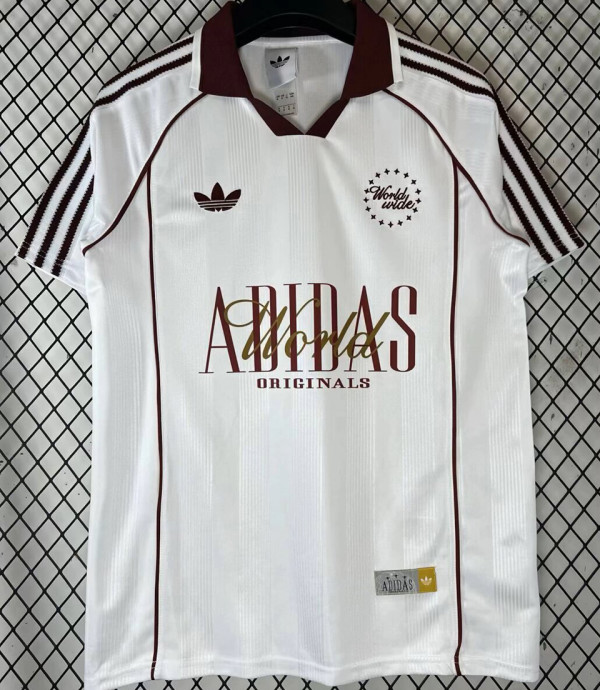 2026/27 AD White Retro Style Fans Soccer Jersey