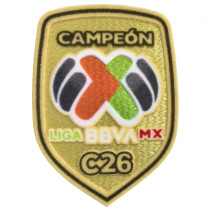 CAMPEON LIGA MX C26 Patch 蓝﻿十字胸前C26章  (You can buy it alone OR tell us which jersey to print it on. )