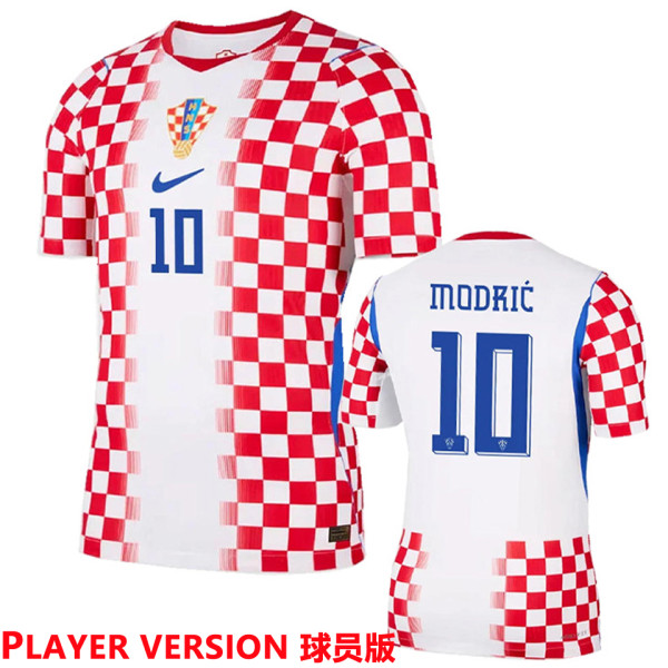 MODRIĆ #10 Croatia Home Player Version Soccer Jersey  2026/27 球员版