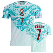 RONALDO #7 Portugal 1:1 Quality Away Fans Soccer Jersey 2026/27