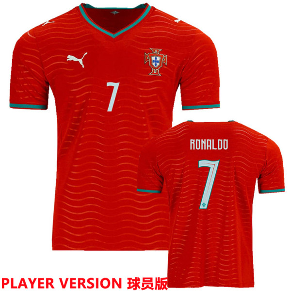 RONALDO #7 Portugal 1:1 Quality Home Player  Version Soccer Jersey 2026/27 球员版