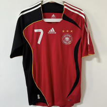 2006 Germany Away Red Retro Soccer Jersey