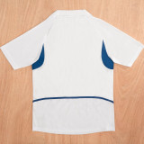2002 Portugal Away White Retro Soccer Jersey