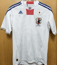2010 Japan Away White Retro Soccer Jersey