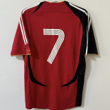 2006 Germany Away Red Retro Soccer Jersey