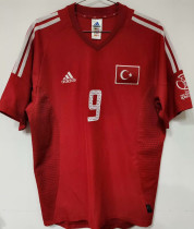 2002 Turkey Away Red Retro Retro Jersey