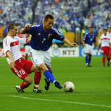 2002 Japan Home Blue Retro Soccer Jersey