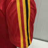 1990 Belgium Home Red Retro Soccer Jersey
