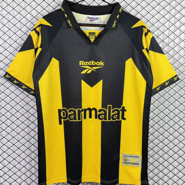 1998/1999 Penarol Home Yellow Black Retro Soccer Jersey
