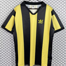 1982 Penarol Home Yellow Black Retro Soccer Jersey