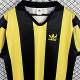 1982 Penarol Home Yellow Black Retro Soccer Jersey