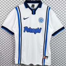 1997/1998 Napoli Away White Retro Soccer Jersey