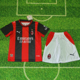 2026/27 AC Milan Home Kids Soccer Jersey