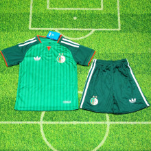 2026/27 Algeria  Away Green Kids Soccer Jersey