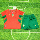 2026/27 Morocco Home Red Kids Soccer Jersey