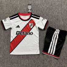 2026/27 River Plate Home White Kids Soccer Jersey