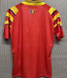 1996 Romania Red Retro Soccer Jersey