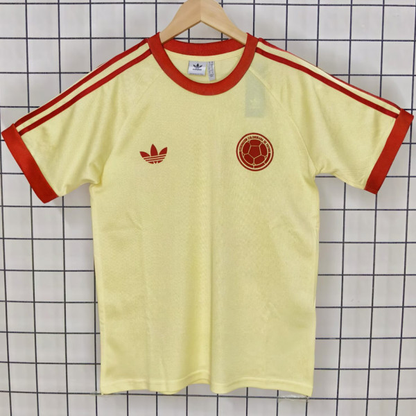 2026/27 Colombia Yellow Retro Style Jersey