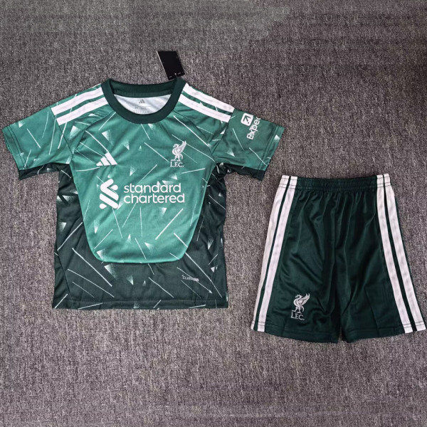 2026/27 LFC Goalkeeper Green Kids Soccer Jersey