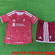 2026/27 LFC Home Red Kids Player Version Soccer Jersey