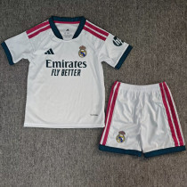 2026/27 RM Home White Kids Soccer Jersey