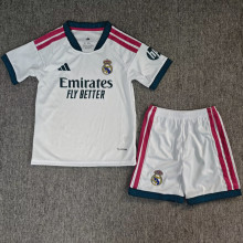 2026/27 RM Home White Kids Soccer Jersey