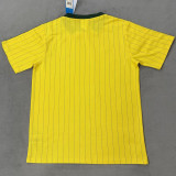 2026/27 Brazil Yellow Retro Style Fans Soccer Jersey