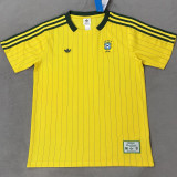 2026/27 Brazil Yellow Retro Style Fans Soccer Jersey