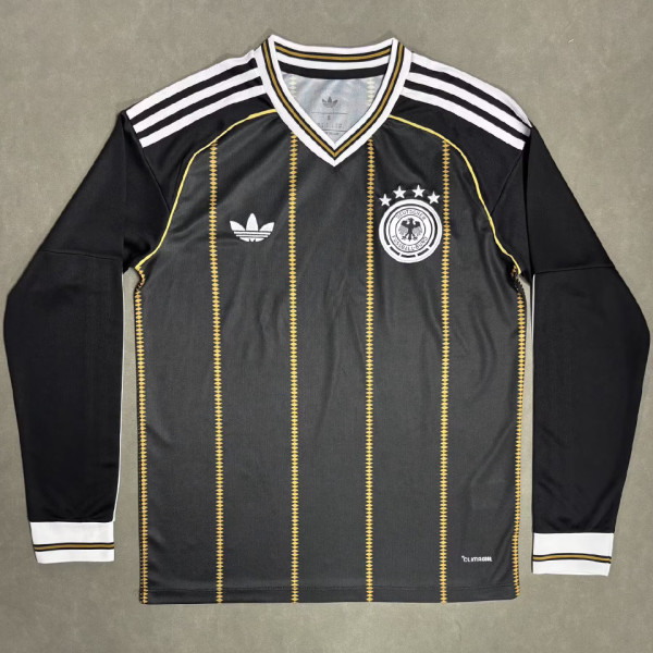 2026/27 Germany Third Black Fans Long Sleeve Soccer Jersey