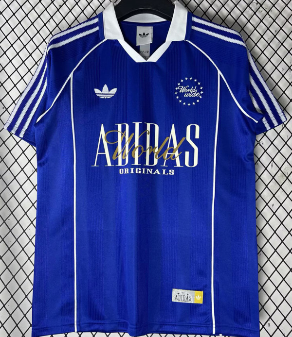 2026/27 AD Blue Retro Style Fans Soccer Jersey
